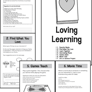 Learning to Love Learning Activities - Help Your Children Find Joy in Learning